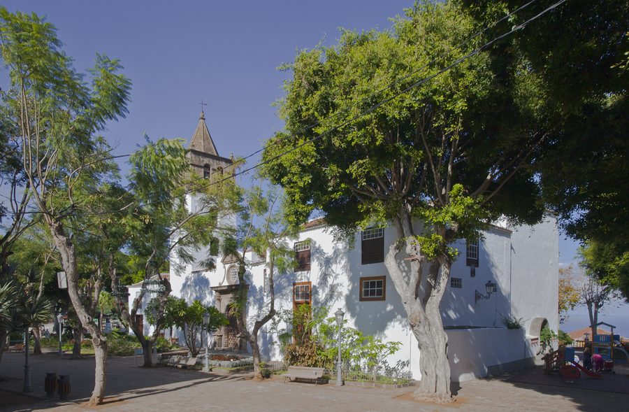 Vue extérieure de l’église paroissiale San Marcos à Icod de los Vinos