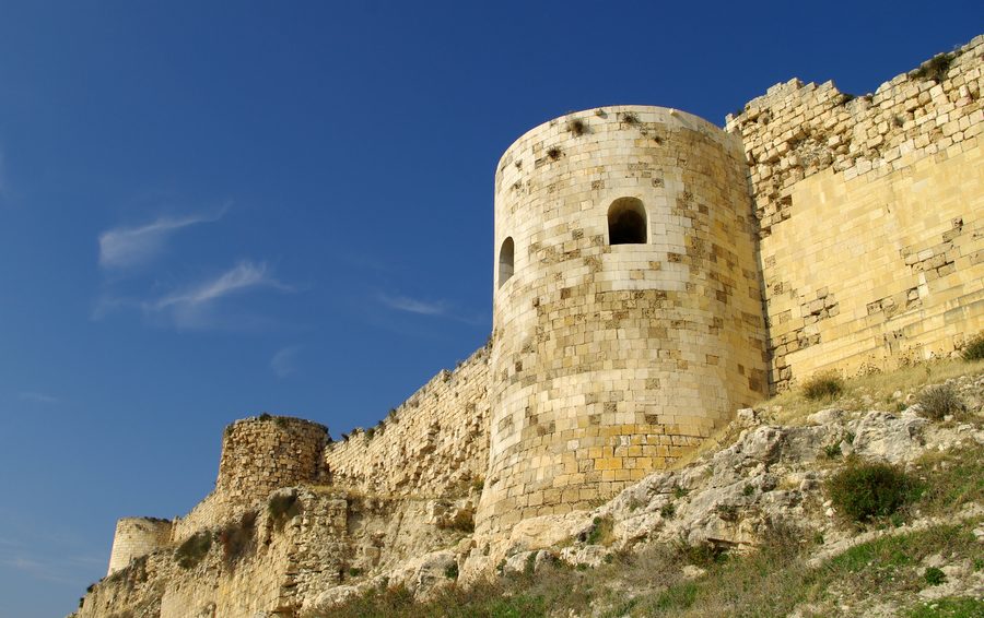 Vue partielle du château de Silifke à Silifke, Mersin, Turquie