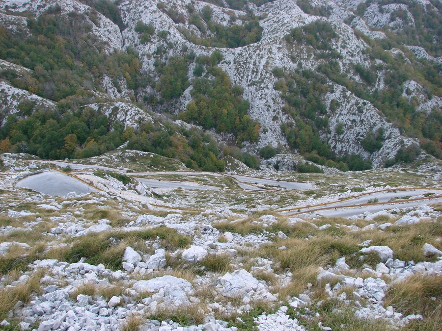 Vue panoramique de Zagvozd en Croatie