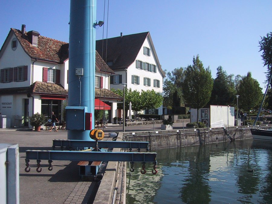 Port de Bottighofen sur le lac de Constance dans le canton de Thurgovie
