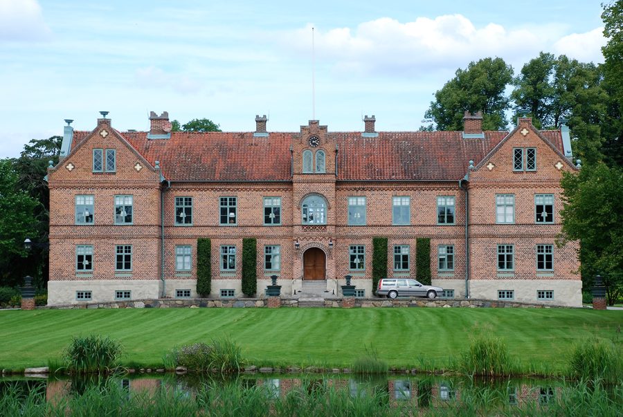 extérieur du manoir de Hanaskogs slott