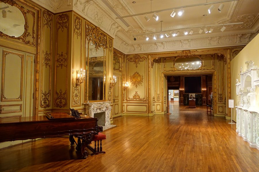 Vue intérieure du John and Mable Ringling Museum of Art à Sarasota, Floride