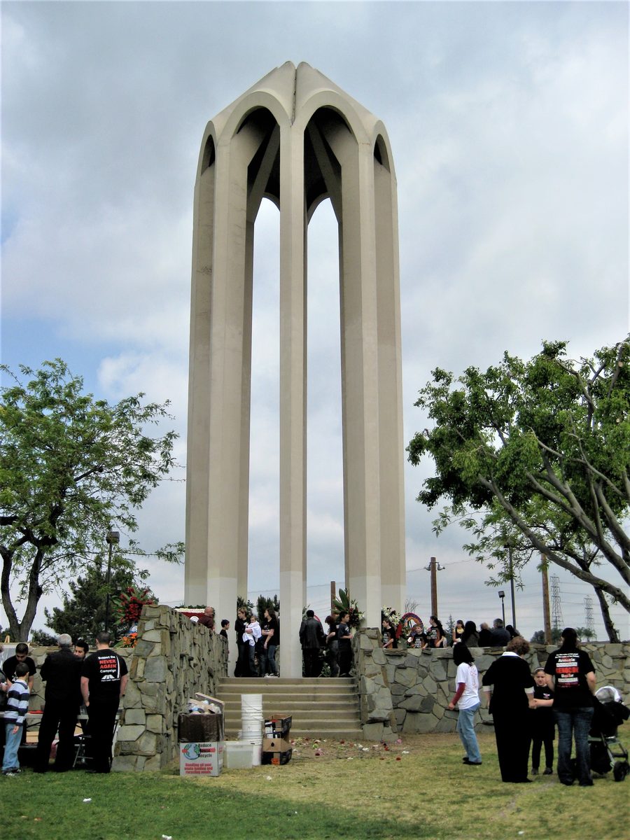 Le Mémorial du génocide arménien au parc Bicknell à Montebello, Californie