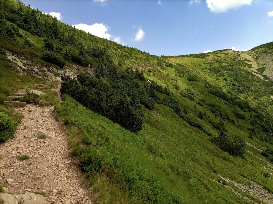 Paysage montagneux dans les Krkonoše