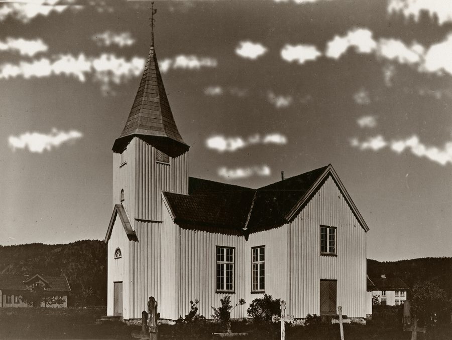 Église d'Øyslebø dans le Vest-Agder