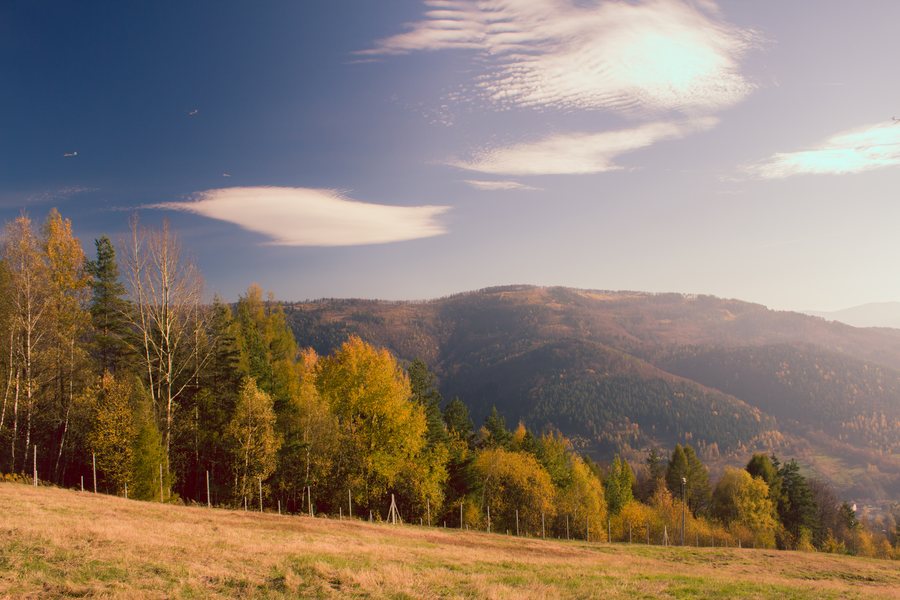 File:Góra Żar jesienią.jpg