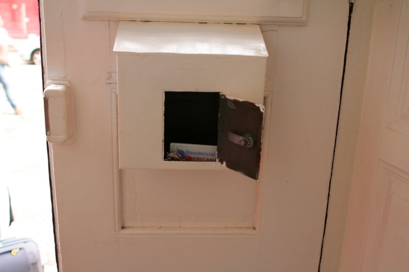 Clé dans une boîte aux lettres