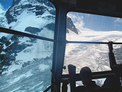 Le funiculaire,Zermatt, la photo Andrew Bossi